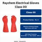 Raychem Kamfet Class 00 Electrical Insulating Gloves