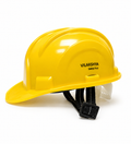 ABS Industrial Safety Helmet for Construction | Yellow ABS Safety Helmet with Adjustable Suspension