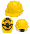 Vented HDPE Industrial Safety Helmet | EN 397 Certified Ratchet Safety Helmet for Construction & Industrial Use