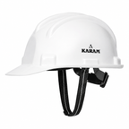 Polypropylene Industrial Safety Helmet | Triple Corrugation Construction Helmet | Manual Adjustment PPE Helmet