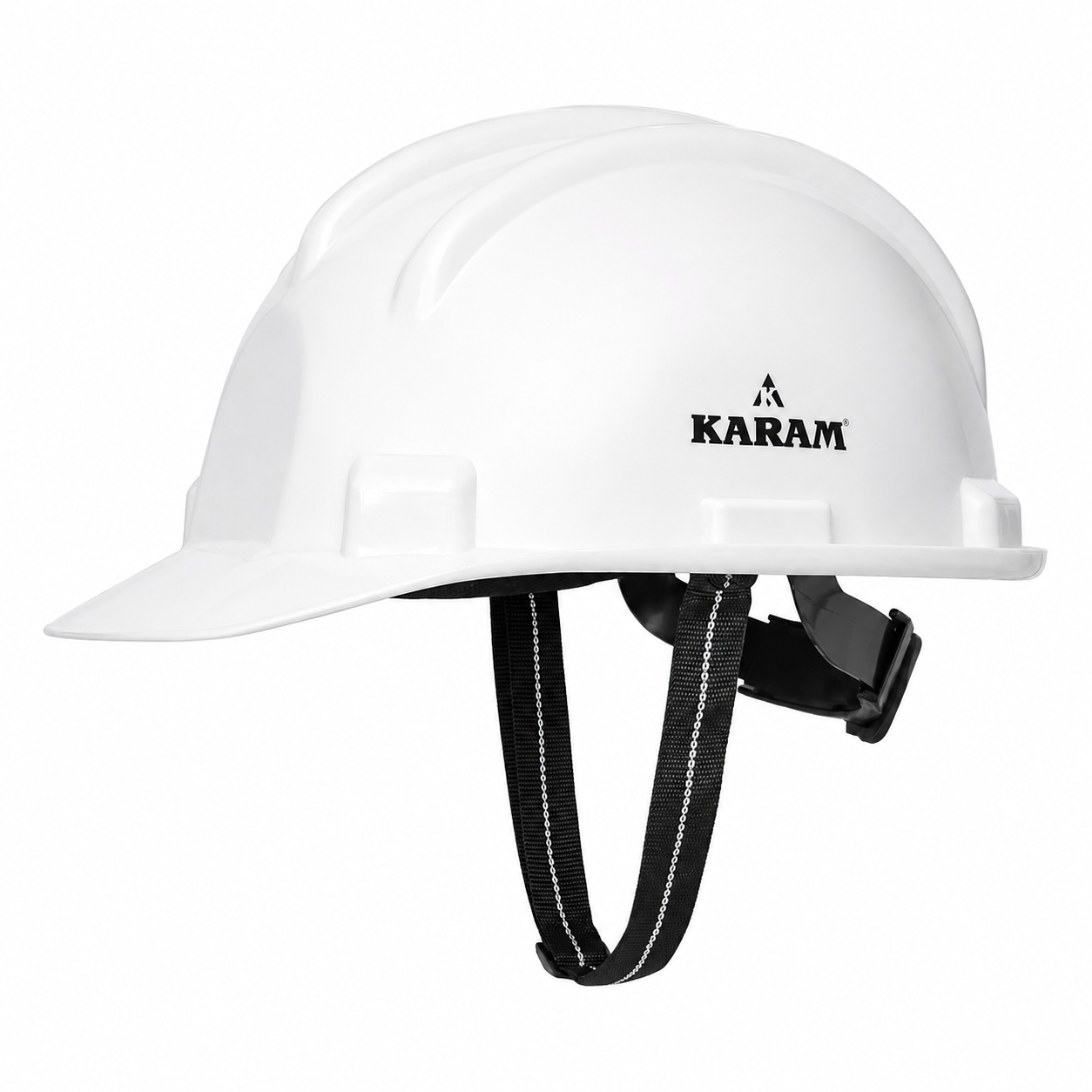 Polypropylene Industrial Safety Helmet | Triple Corrugation Construction Helmet | Manual Adjustment PPE Helmet