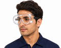 Full Frame Transparent Safety Goggles | Polycarbonate Laboratory & Industrial Eye Protection