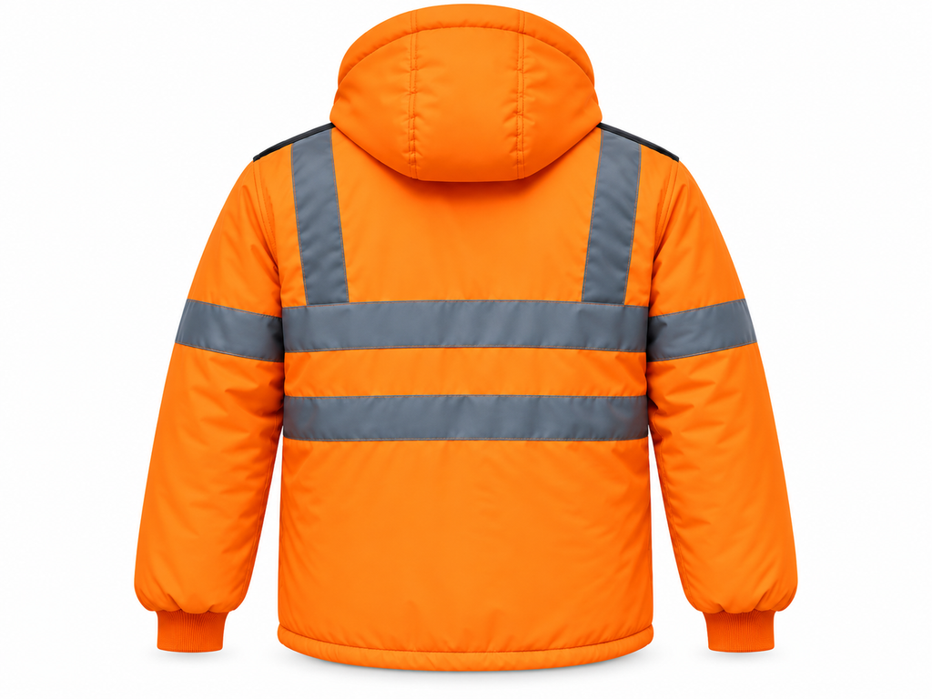 Hi-Vis Reflective Winter Jacket – 3-Layer Safety Jacket