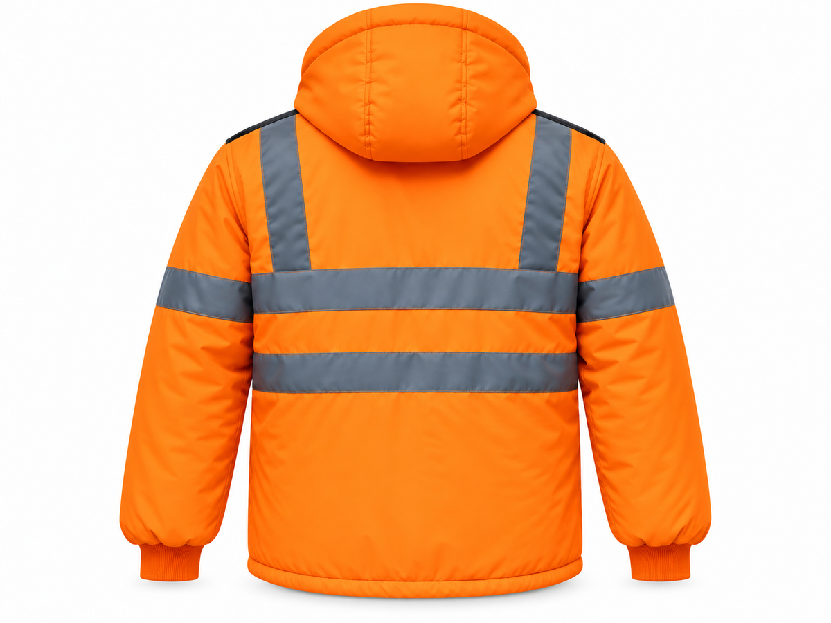 Hi-Vis Reflective Winter Jacket – 3-Layer Safety Jacket