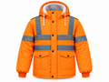 Hi-Vis Reflective Winter Jacket – 3-Layer Safety Jacket