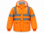 Hi-Vis Reflective Winter Jacket – 3-Layer Safety Jacket