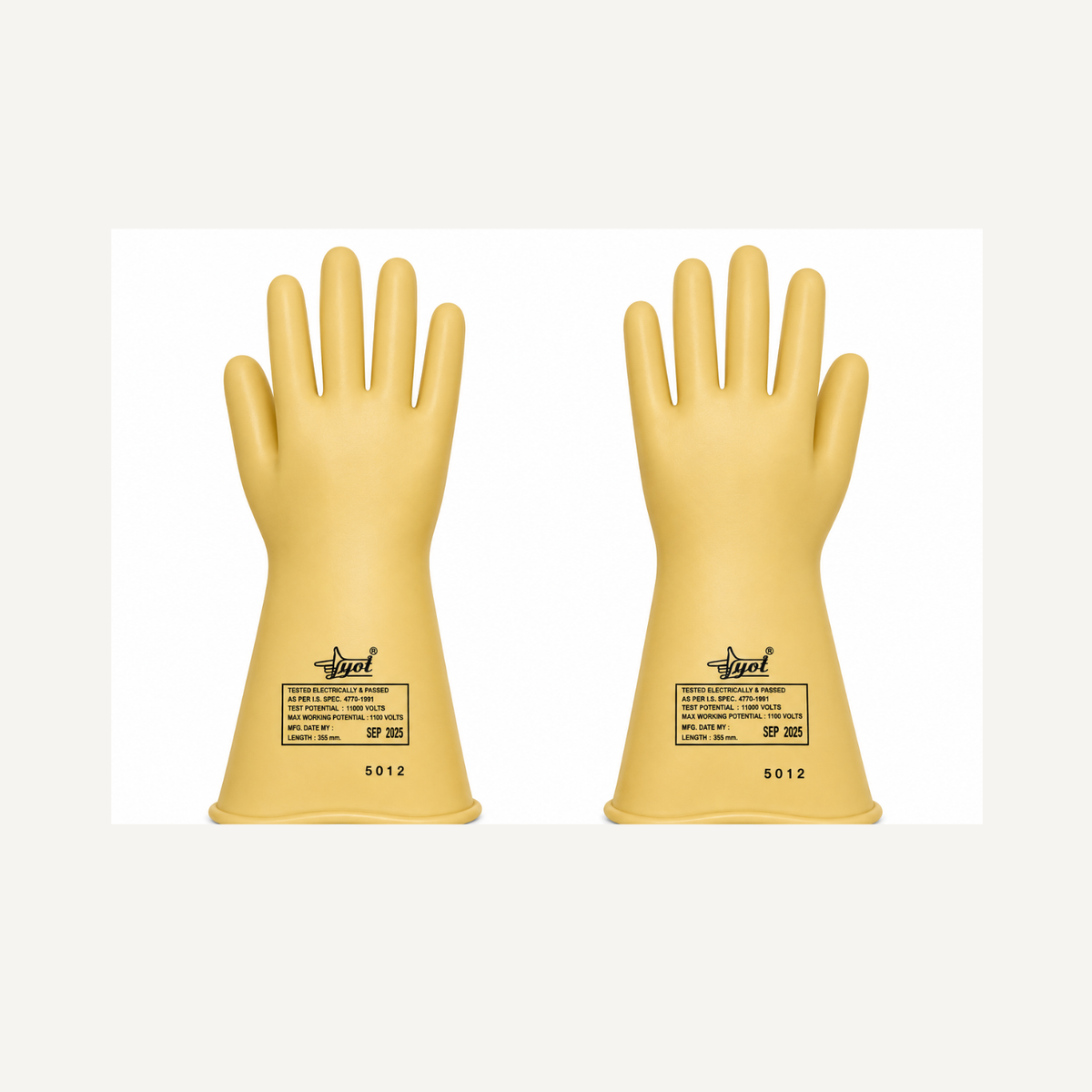 JYOT Electrical Insulating Gloves – 33 KV